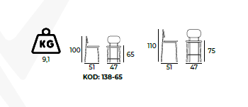 Bianca Bar Chair