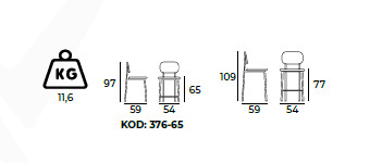 Charla Plus Bar Chair