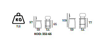 Charla Premium Bar Chair